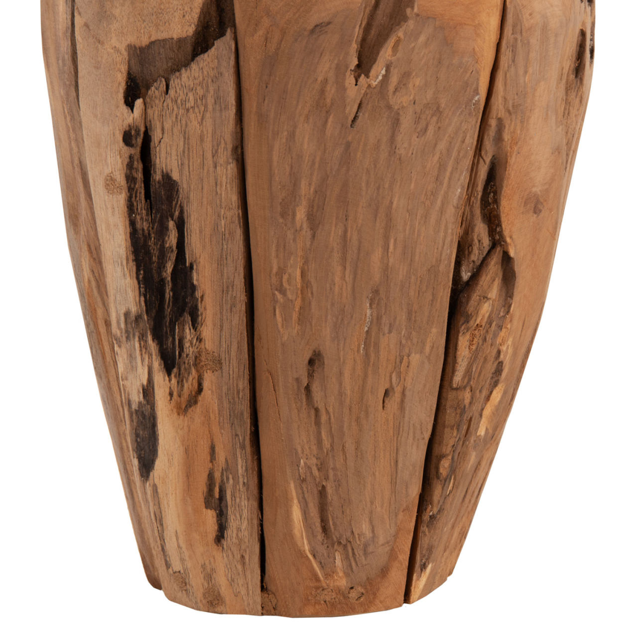 DECORATIVE VASE HM7917 RECYCLED PIECES OF TEAK WOOD IN NATURAL COLOR Φ15x30Hcm. [6]