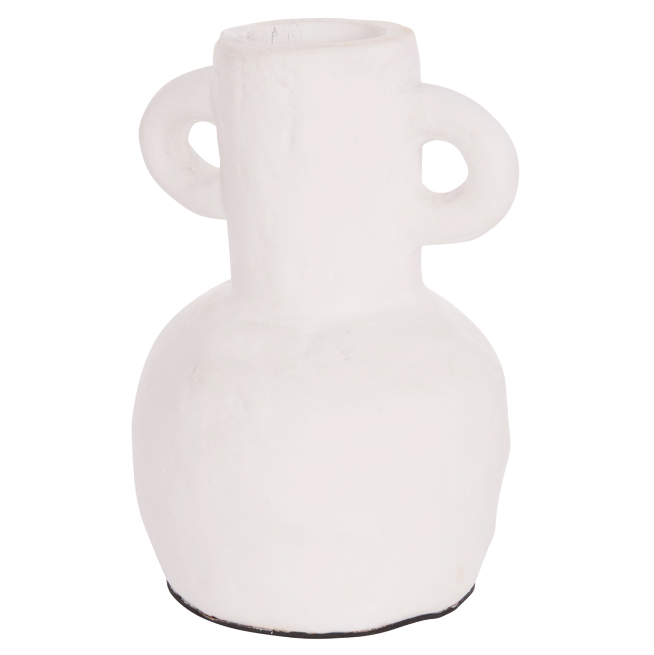 DECORATIVE VASE SERIES CLAYVON HM4406 TERRACOTTA IN WHITE COLOR Φ14x20Hcm. [5]