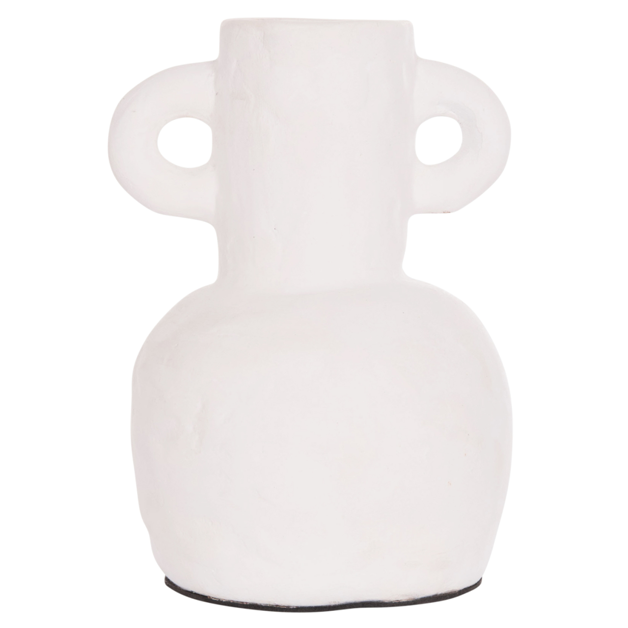 DECORATIVE VASE SERIES CLAYVON HM4406 TERRACOTTA IN WHITE COLOR Φ14x20Hcm. [3]
