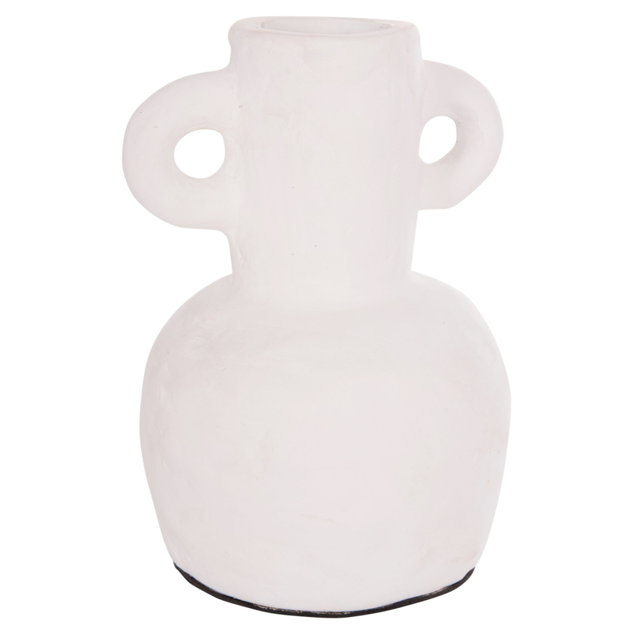 DECORATIVE VASE SERIES CLAYVON HM4406 TERRACOTTA IN WHITE COLOR Φ14x20Hcm. [8]