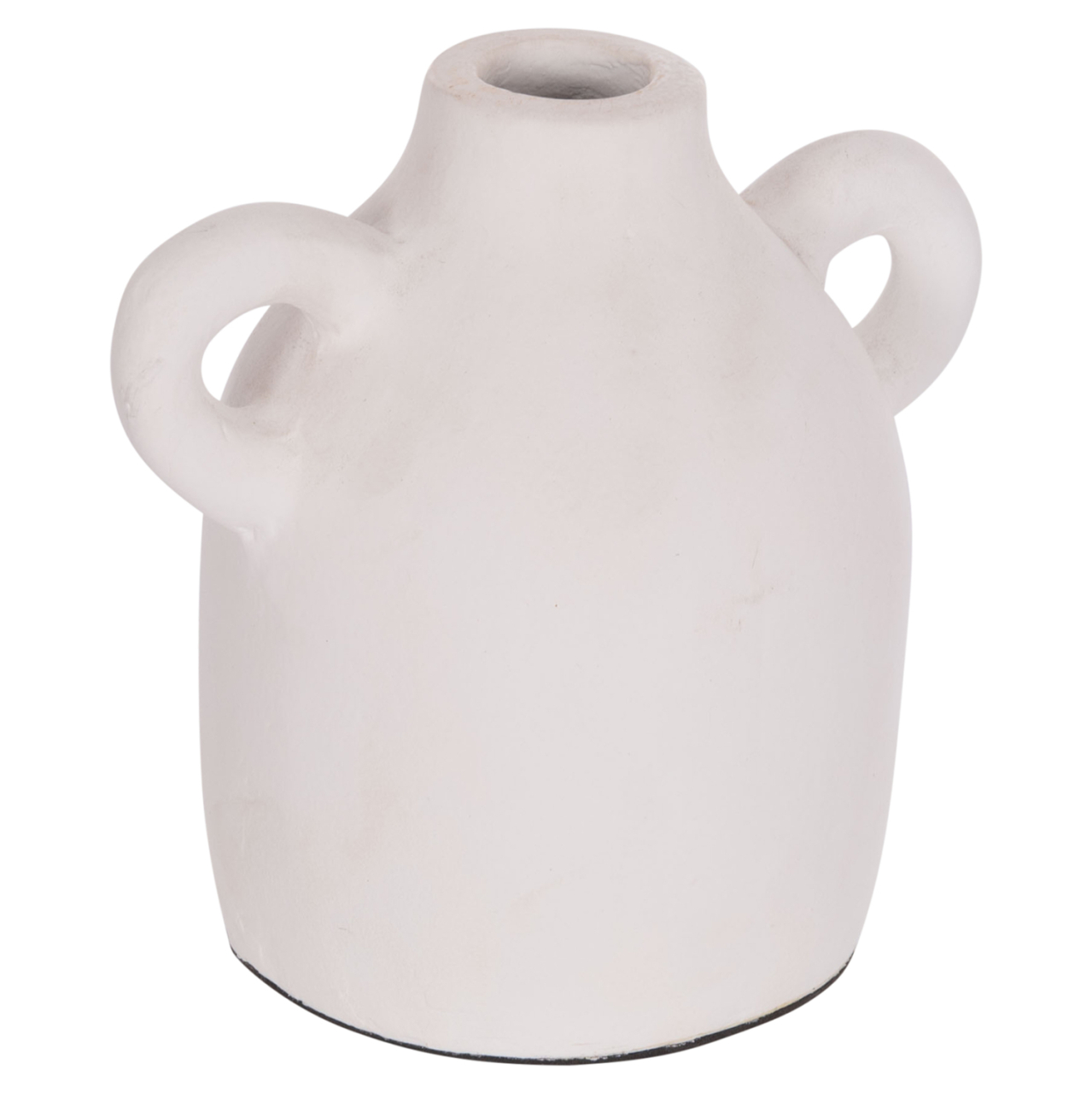 DECORATIVE VASE SERIES CLAYVON HM4407 TERRACOTTA IN WHITE COLOR 20x12x19Hcm. [1]