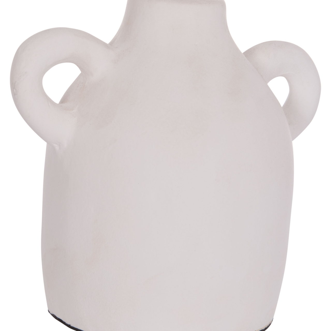 DECORATIVE VASE SERIES CLAYVON HM4407 TERRACOTTA IN WHITE COLOR 20x12x19Hcm. [9]