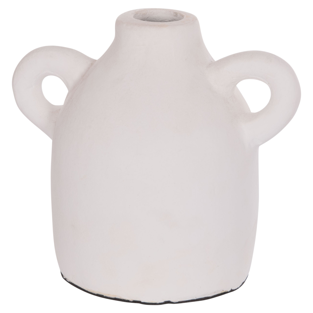 DECORATIVE VASE SERIES CLAYVON HM4407 TERRACOTTA IN WHITE COLOR 20x12x19Hcm. [5]