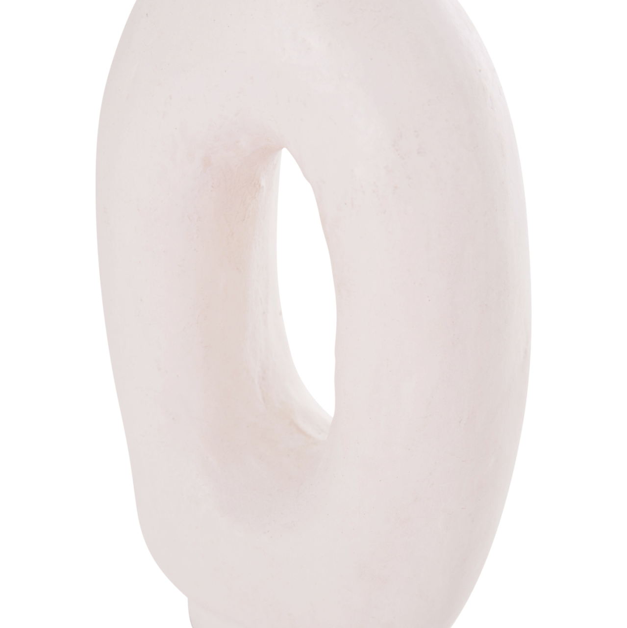 DECORATIVE VASE SERIES CLAYVON HM4409 TERRACOTTA IN WHITE COLOR 10x5x21Hcm. [9]