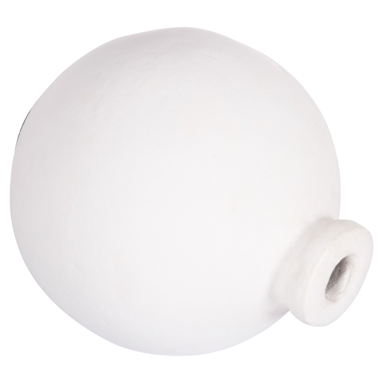 DECORATIVE VASE SERIES CLAYVON HM4410 TERRACOTTA IN WHITE COLOR 18x18x20Hcm. [5]