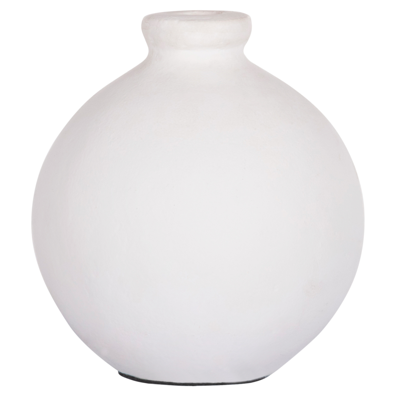 DECORATIVE VASE SERIES CLAYVON HM4410 TERRACOTTA IN WHITE COLOR 18x18x20Hcm. [3]