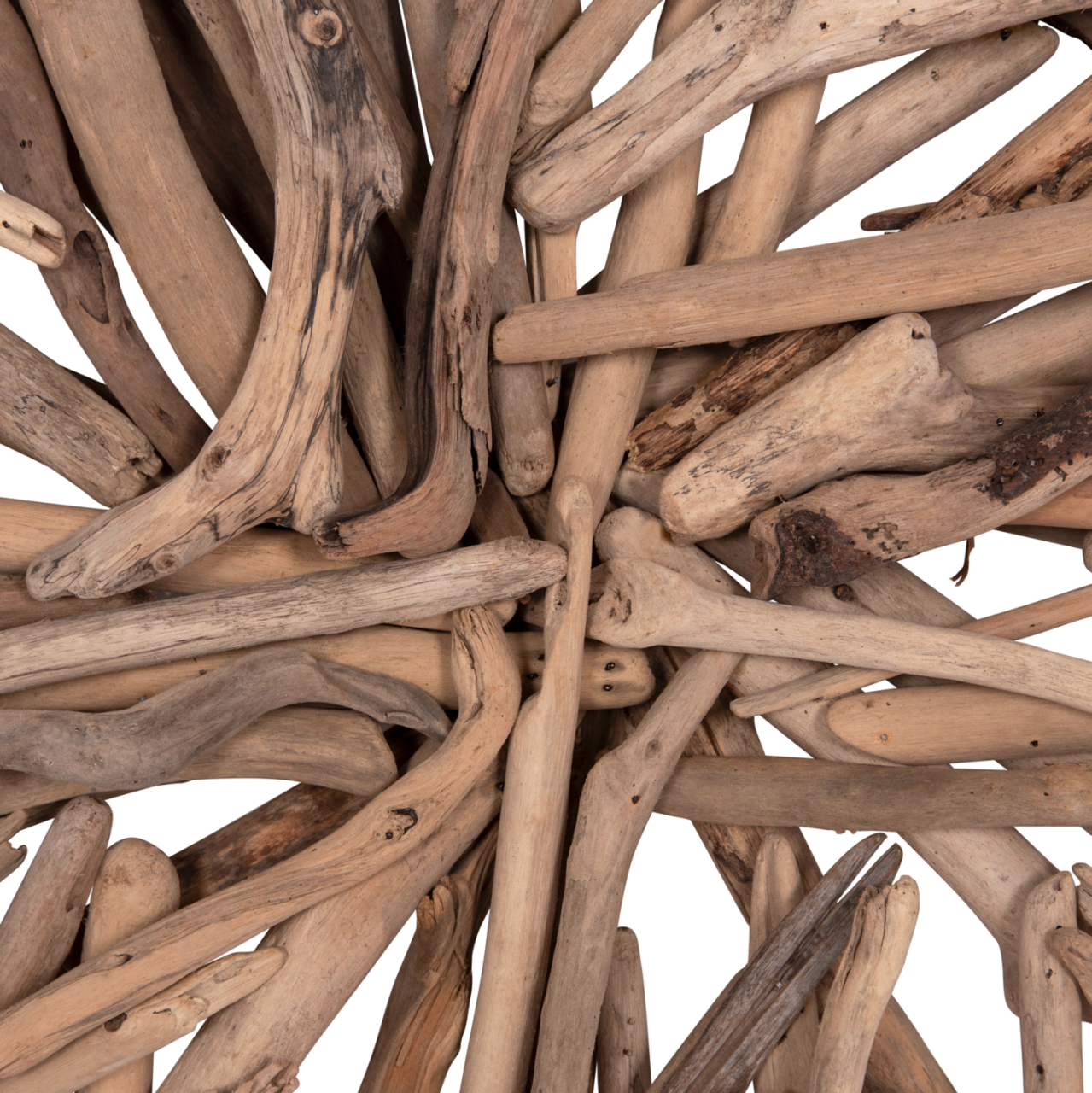 DECORATIVE WALL SCONCE DREAMER HM4422 DRIFTWOOD WITH LED STRIP Φ90x7(thickness)cm. [4]