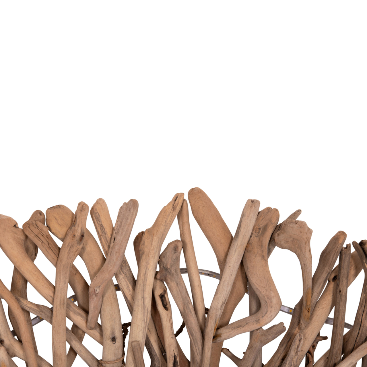 DECORATIVE WALL SCONCE DREAMER2 HM4428 DRIFTWOOD WITH LED STRIP 120x60x7(thickness)cm. [5]
