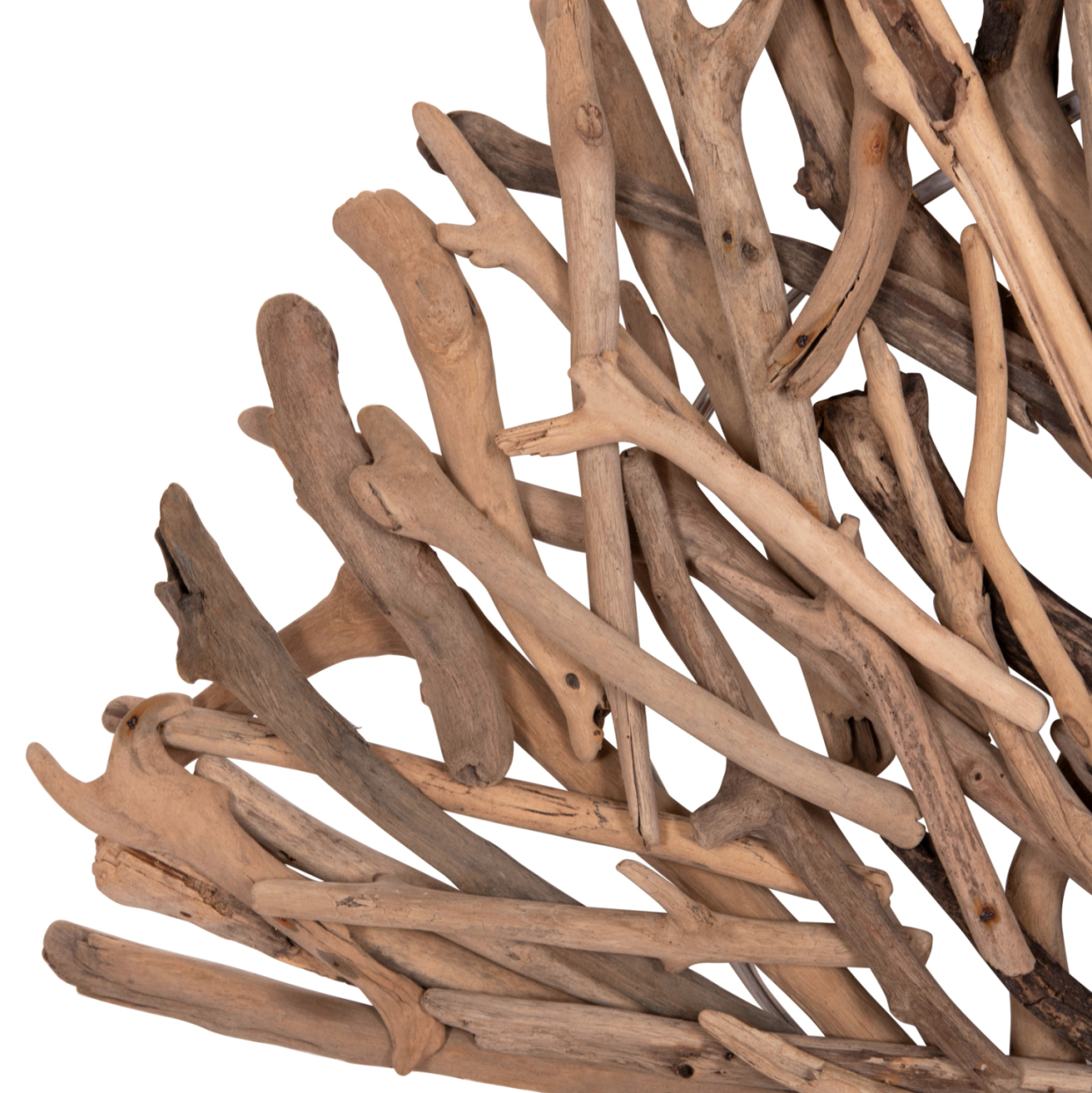 DECORATIVE WALL SCONCE DREAMER2 HM4428 DRIFTWOOD WITH LED STRIP 120x60x7(thickness)cm. [6]
