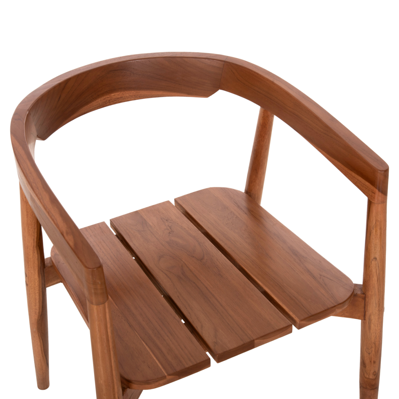 DINING ARMCHAIR ADONIS HM6938 TEAK WOOD IN NATURAL COLOR 53x54x73Hcm. [7]