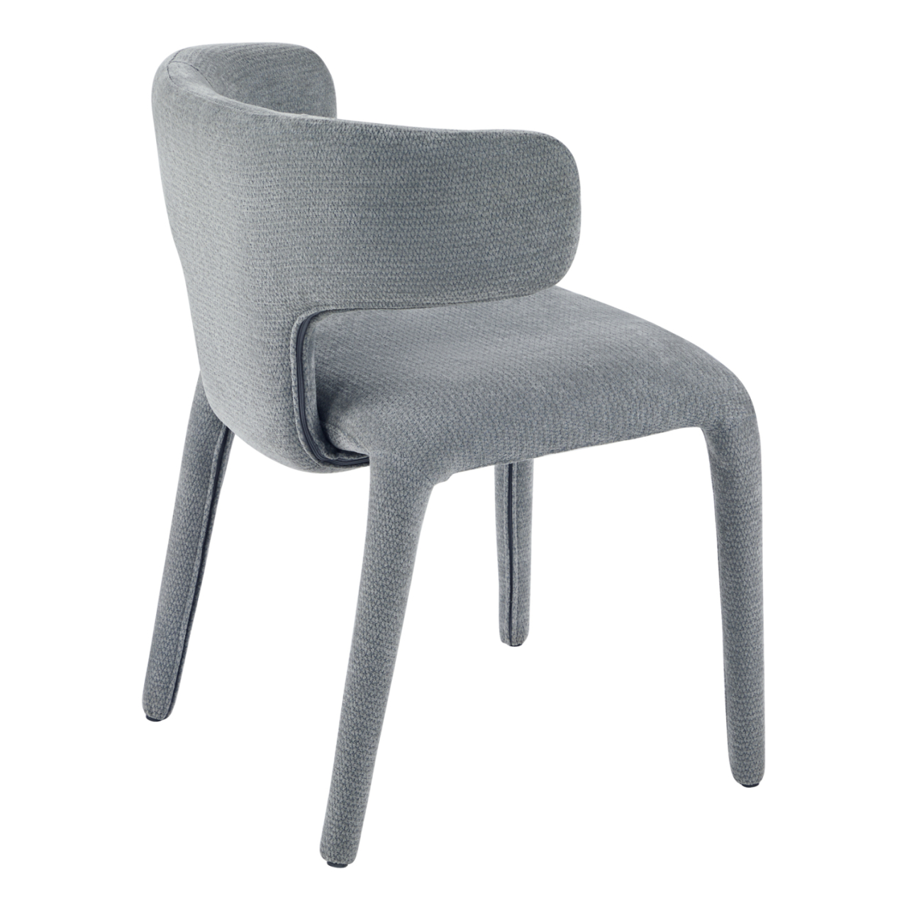 DINING ARMCHAIR BIEN HM18361.01 LIGHT GREY FABRIC 49.5x55.5x76Hcm. [6]