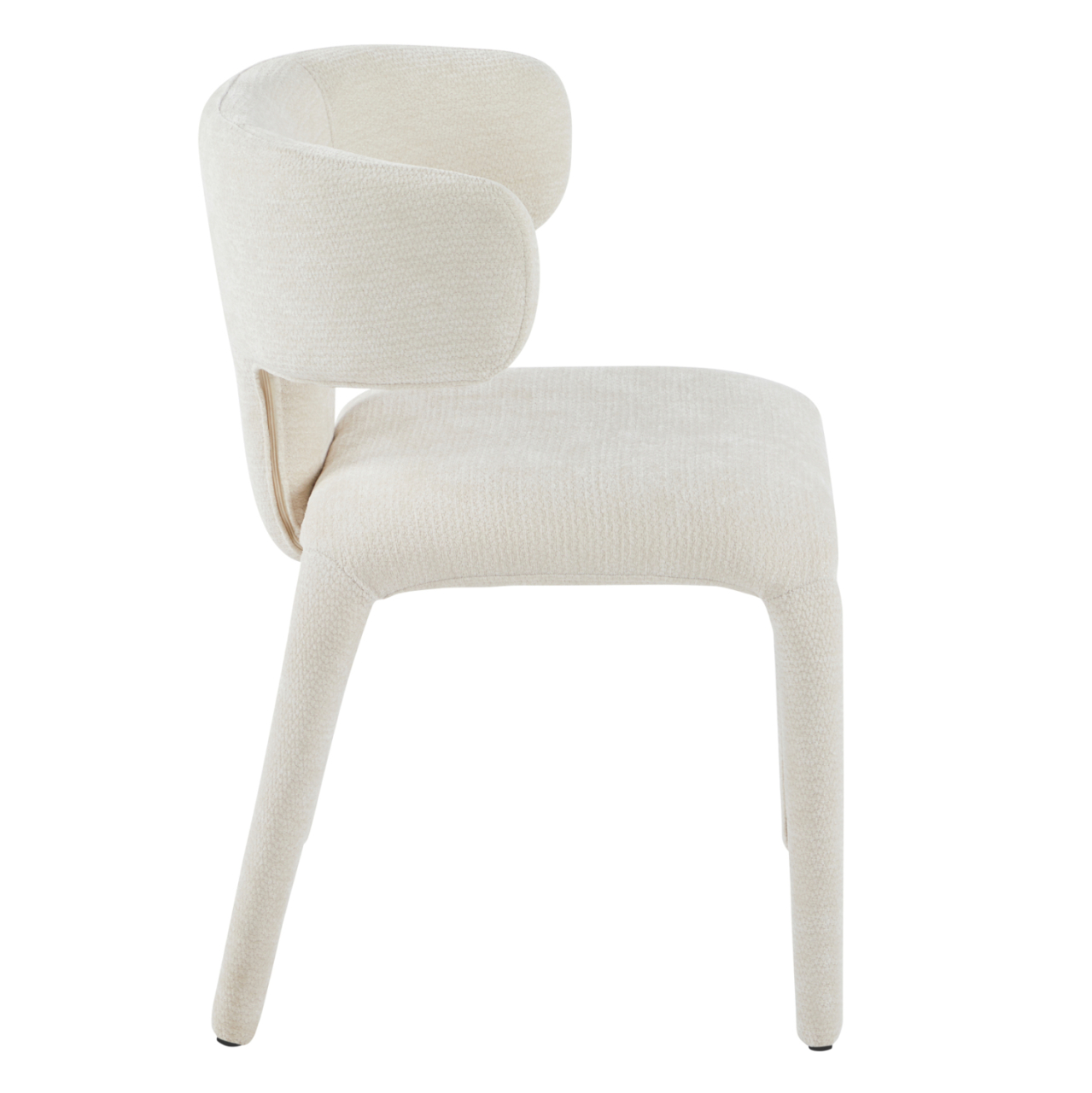 DINING ARMCHAIR BIEN HM18361.02 ECRU LINEN FABRIC 49.5x55.5x76Hcm. [5]