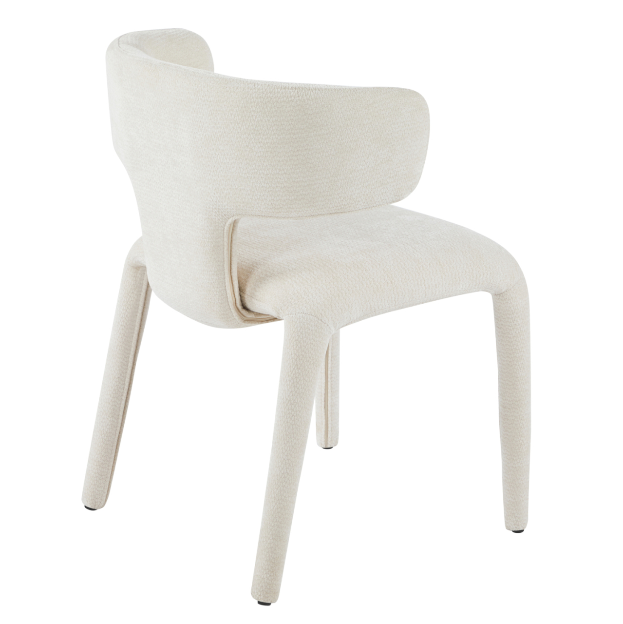 DINING ARMCHAIR BIEN HM18361.02 ECRU LINEN FABRIC 49.5x55.5x76Hcm. [6]