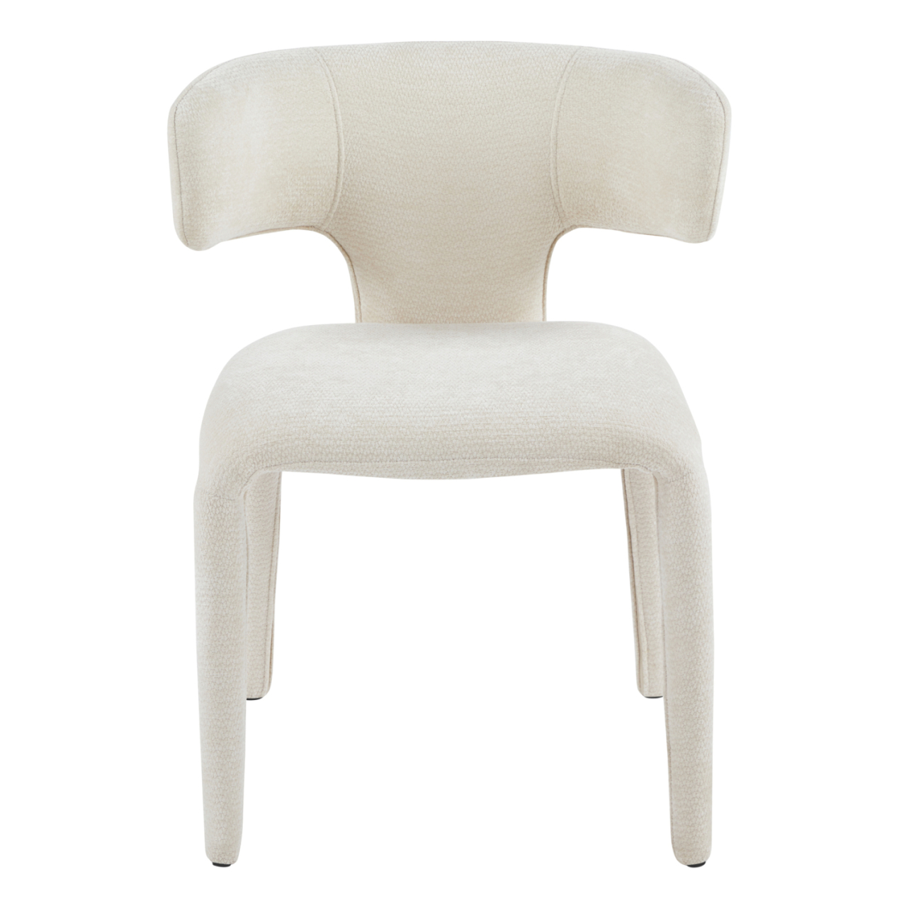 DINING ARMCHAIR BIEN HM18361.02 ECRU LINEN FABRIC 49.5x55.5x76Hcm. [4]