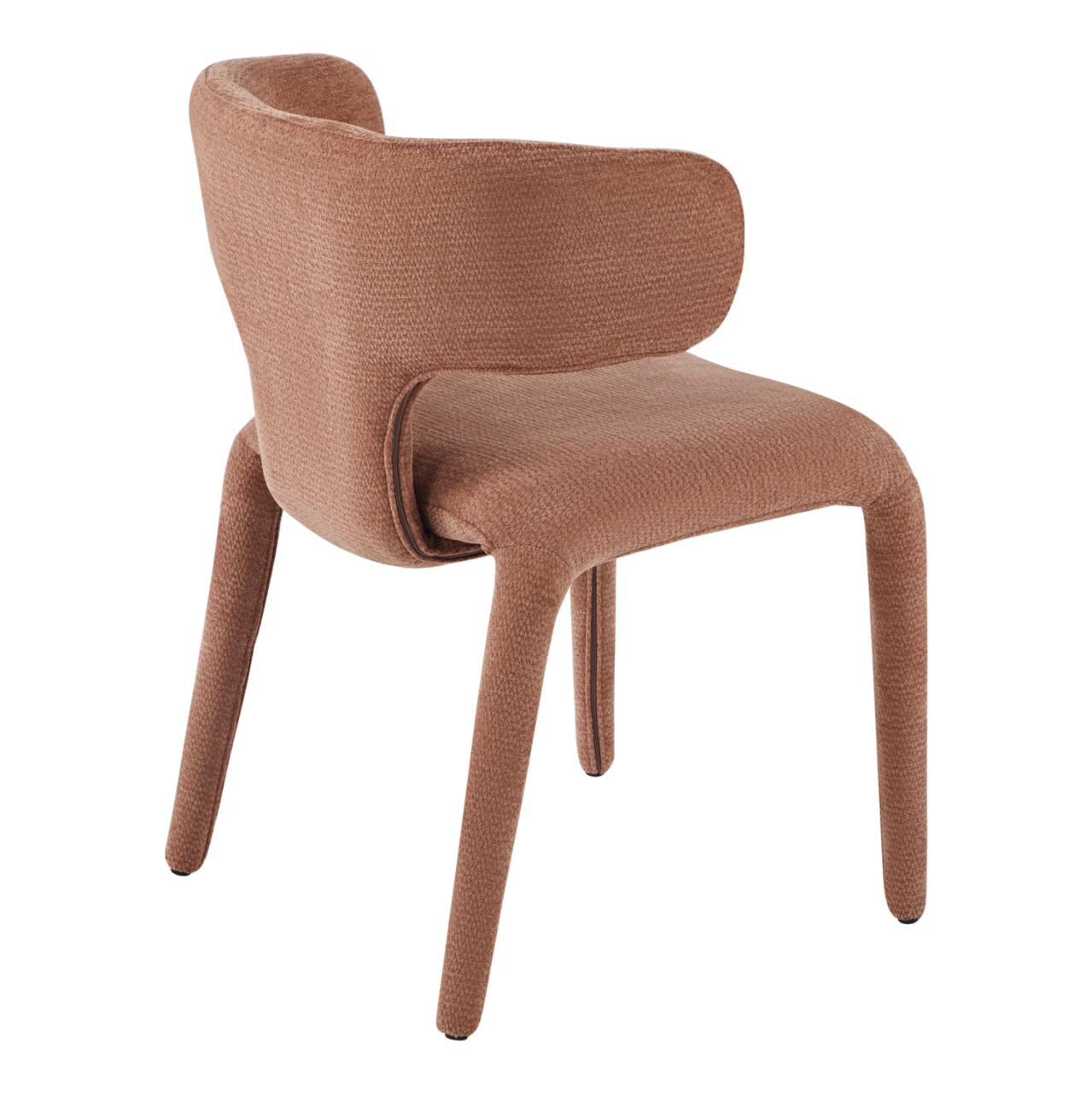 DINING ARMCHAIR BIEN HM18361.03 TERRACOTTA LINEN FABRIC 49.5x55.5x76Hcm. [6]