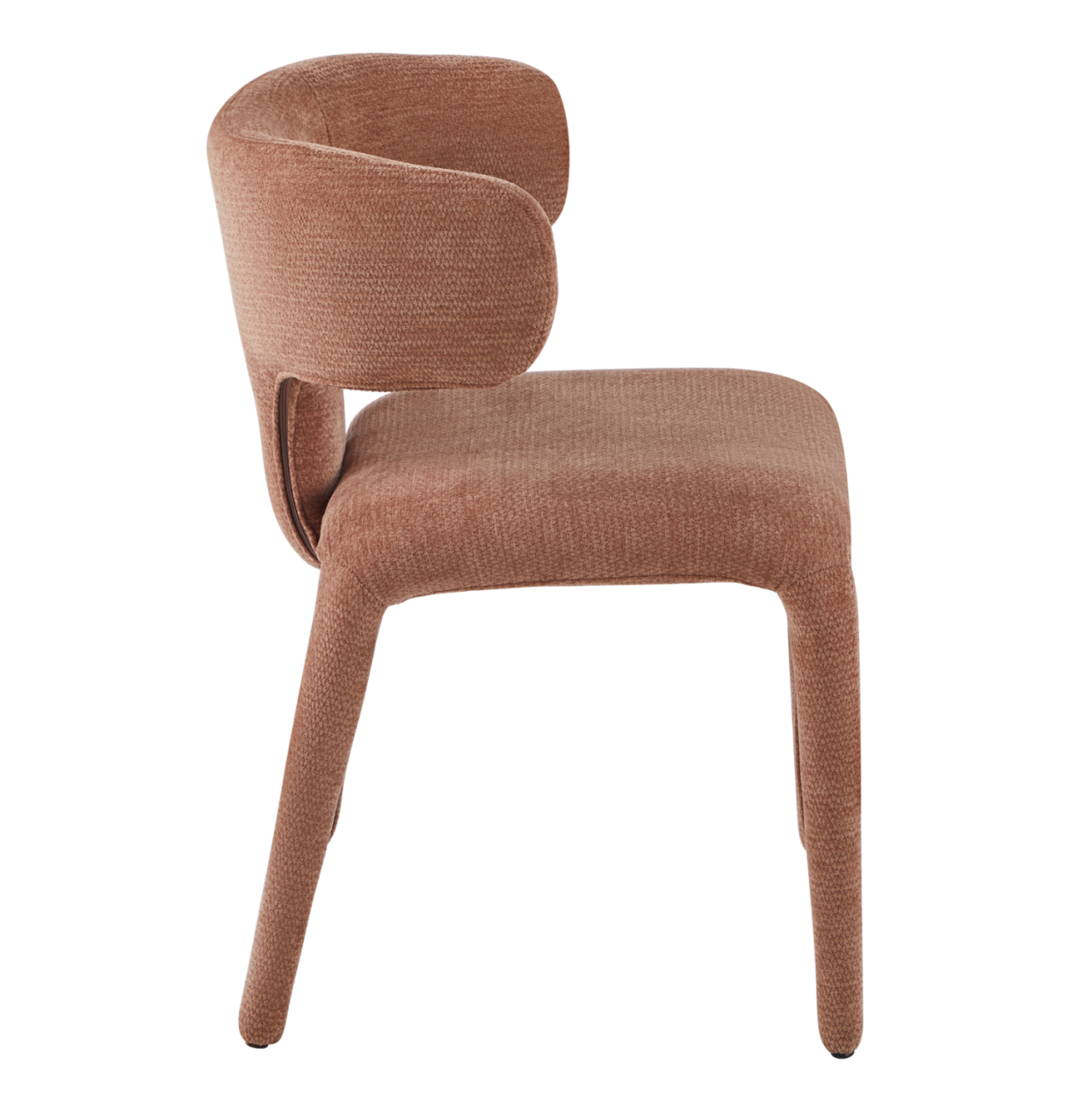 DINING ARMCHAIR BIEN HM18361.03 TERRACOTTA LINEN FABRIC 49.5x55.5x76Hcm. [5]