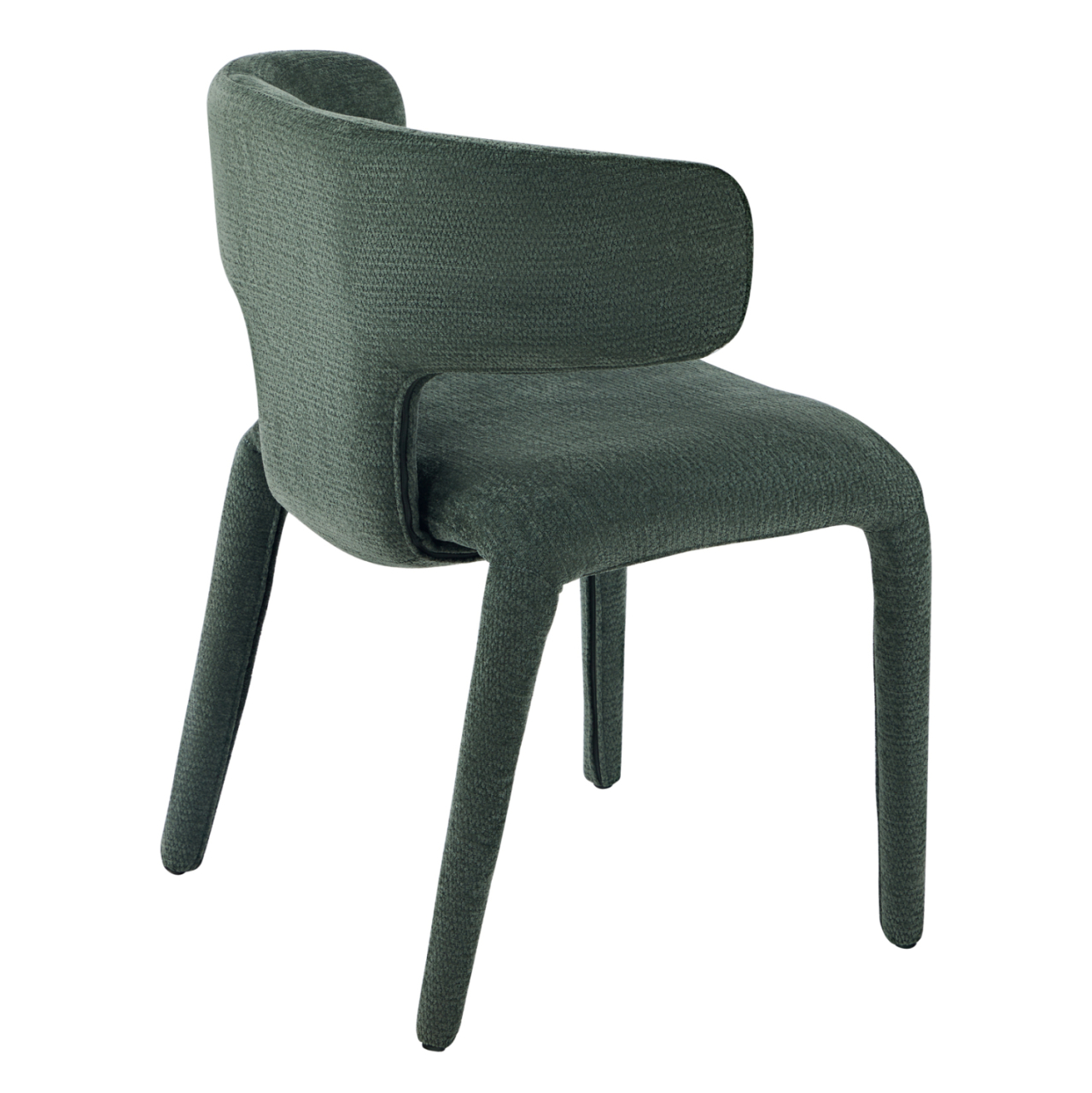 DINING ARMCHAIR BIEN HM18361.04 GREEN FABRIC 49.5x55.5x76Hcm. [6]