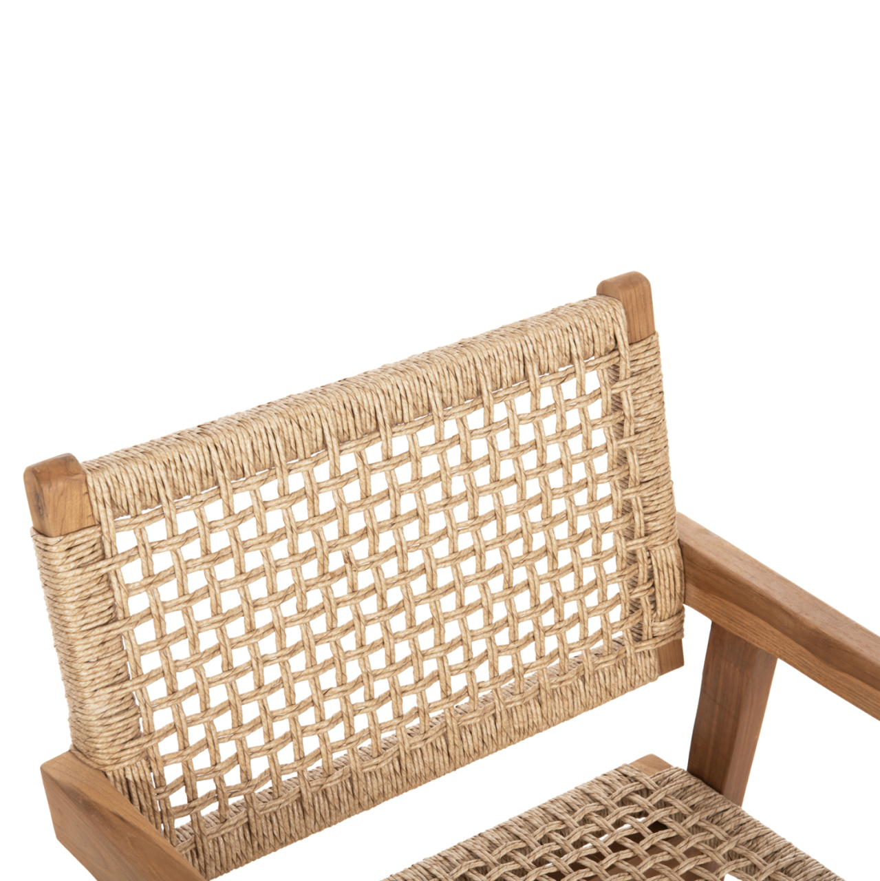 DINING ARMCHAIR BJORN HM9403.21 SOLID TEAK WOOD-ROPE 56x56x83Hcm. [7]