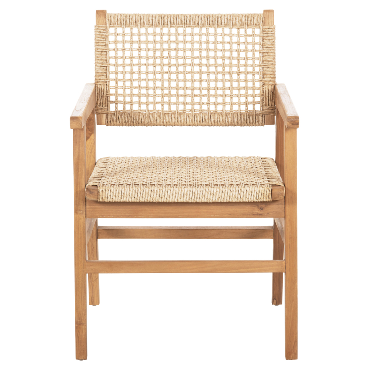DINING ARMCHAIR BJORN HM9403.21 SOLID TEAK WOOD-ROPE 56x56x83Hcm. [3]