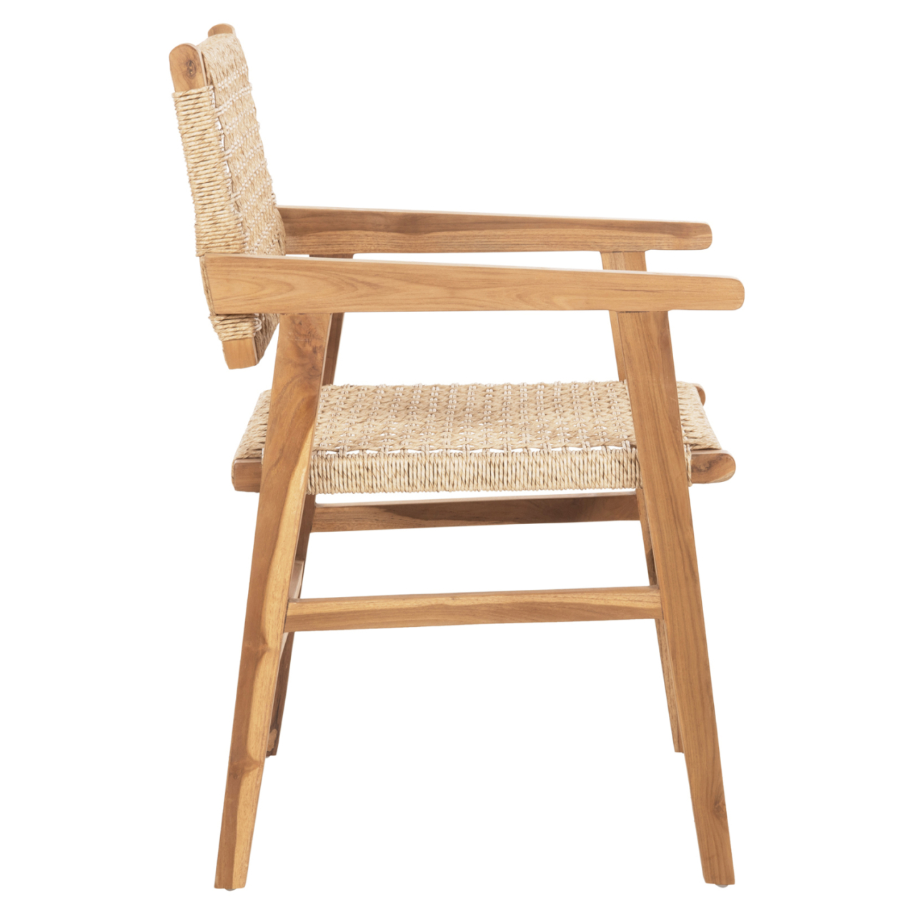 DINING ARMCHAIR BJORN HM9403.21 SOLID TEAK WOOD-ROPE 56x56x83Hcm. [4]
