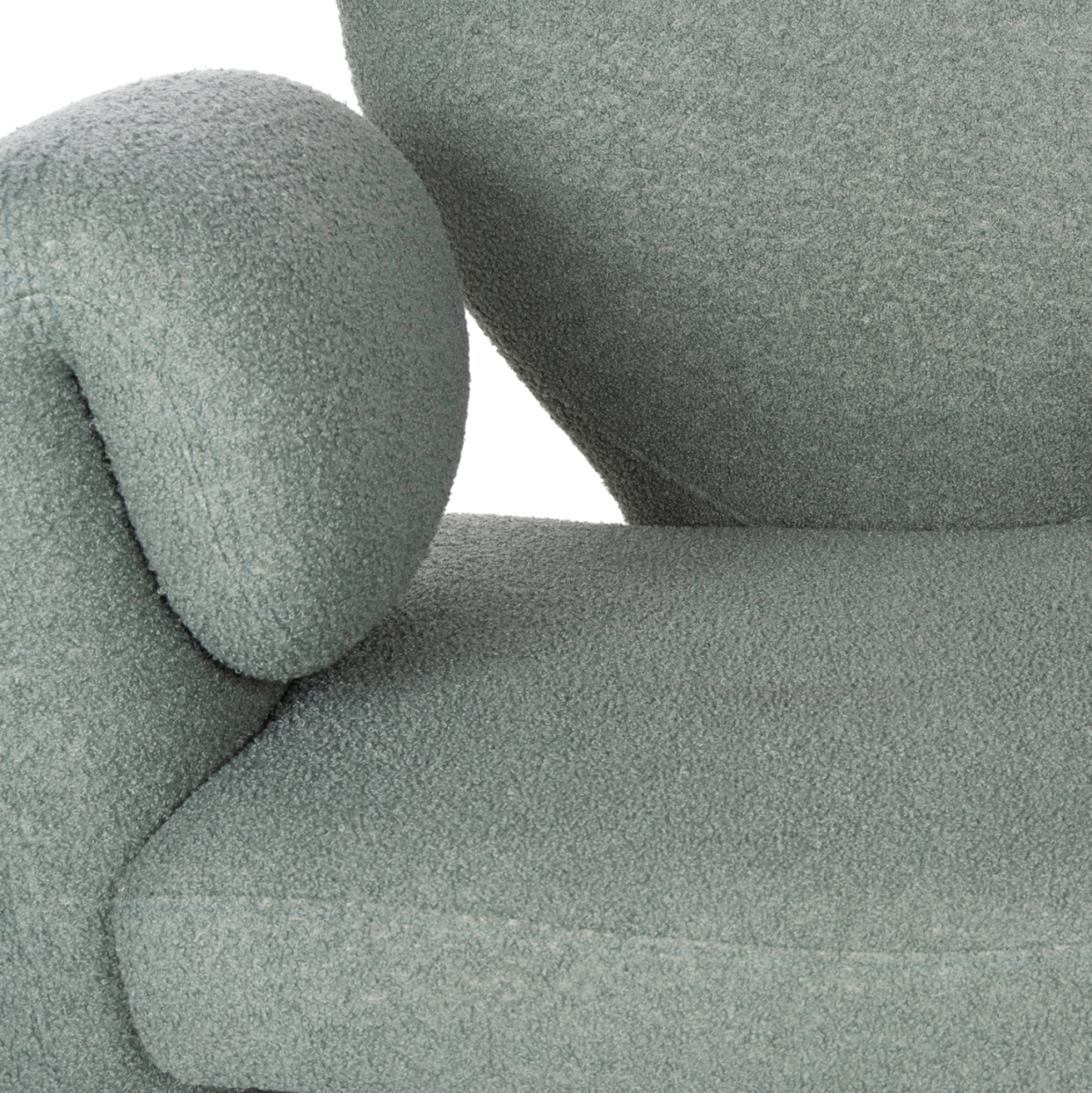 DINING ARMCHAIR HARTT HM9777.07 PISTACHIO GREEN TEDDY FABRIC 84x74x87Hcm. [8]