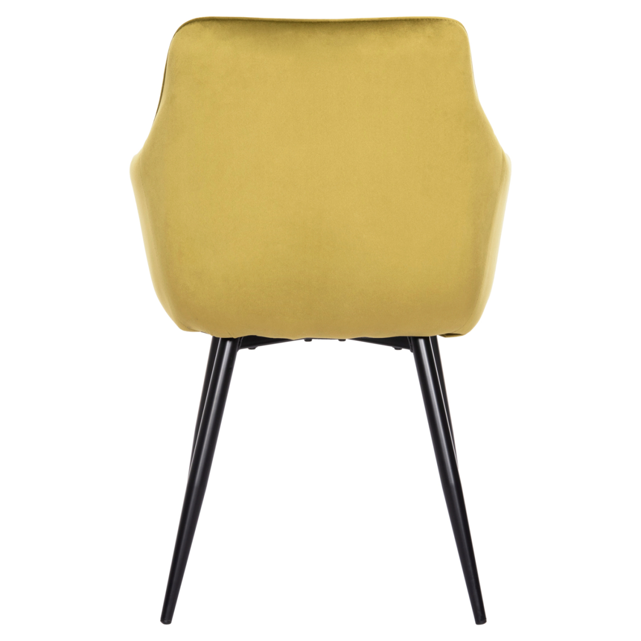 DINING ARMCHAIR LATRELL HM8582.07 OLIVE GREEN VELVET and BLACK METAL LEGS 55x57x84Hcm. [6]
