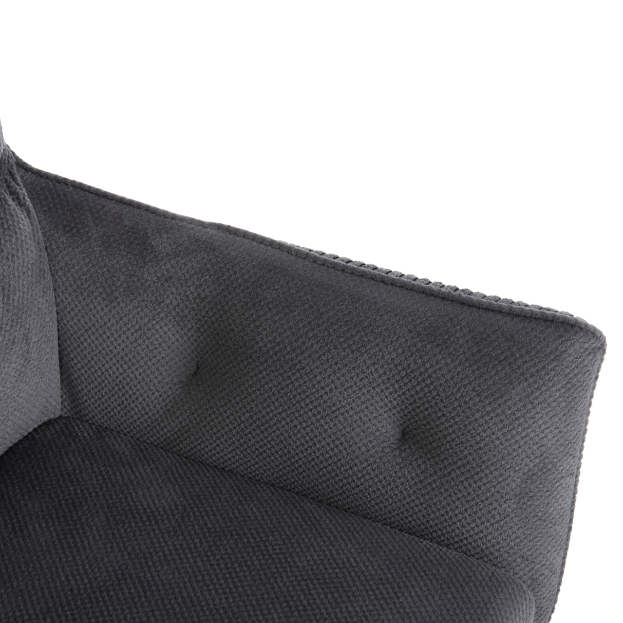 DINING ARMCHAIR QUILL HM9843.03 GREY FABRIC-BEECH WOOD LEGS 61x57,5x91Hcm. [8]