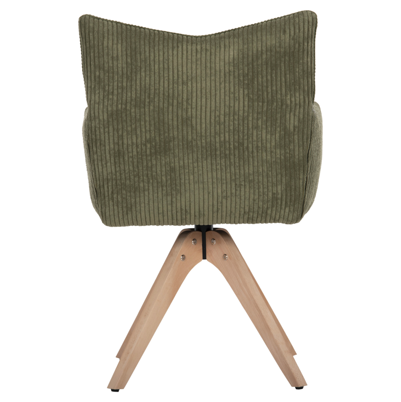 DINING ARMCHAIR QUILL HM9843.05 GREEN FABRIC-BEECH WOOD LEGS 61x57,5x91Hcm. [6]