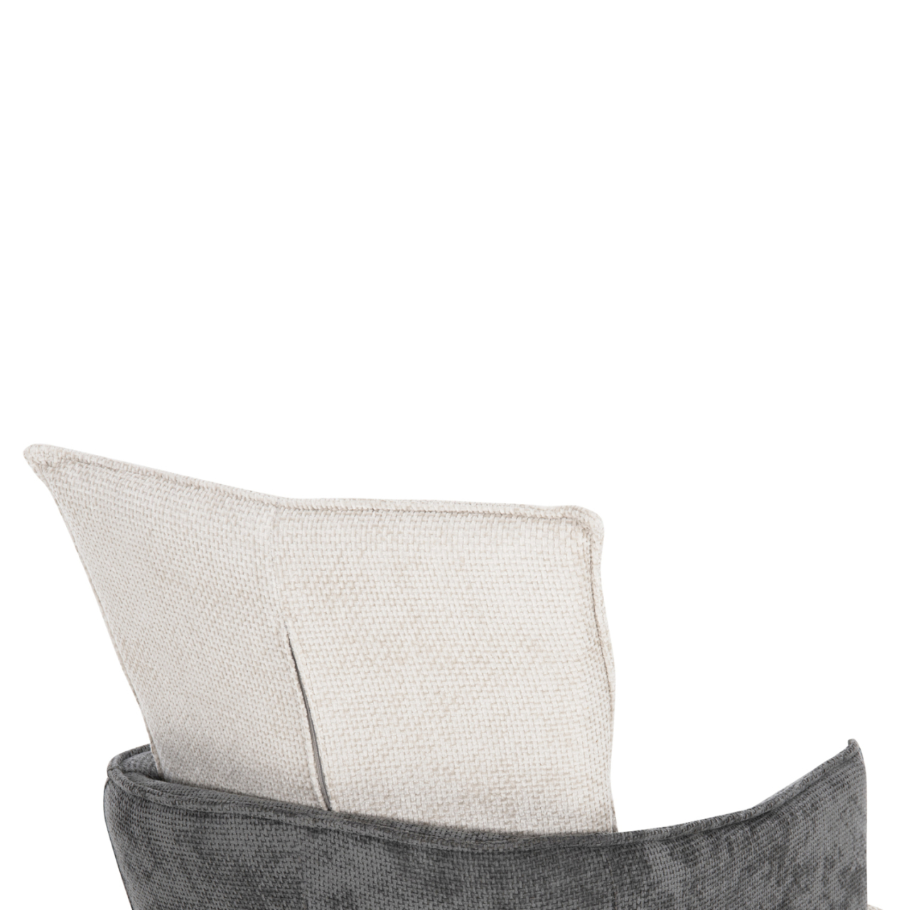 DINING ARMCHAIR REX HM9847.04 BEIGE-GREY FABRIC-BEECH WOOD LEGS 53x60x93Hcm. [8]