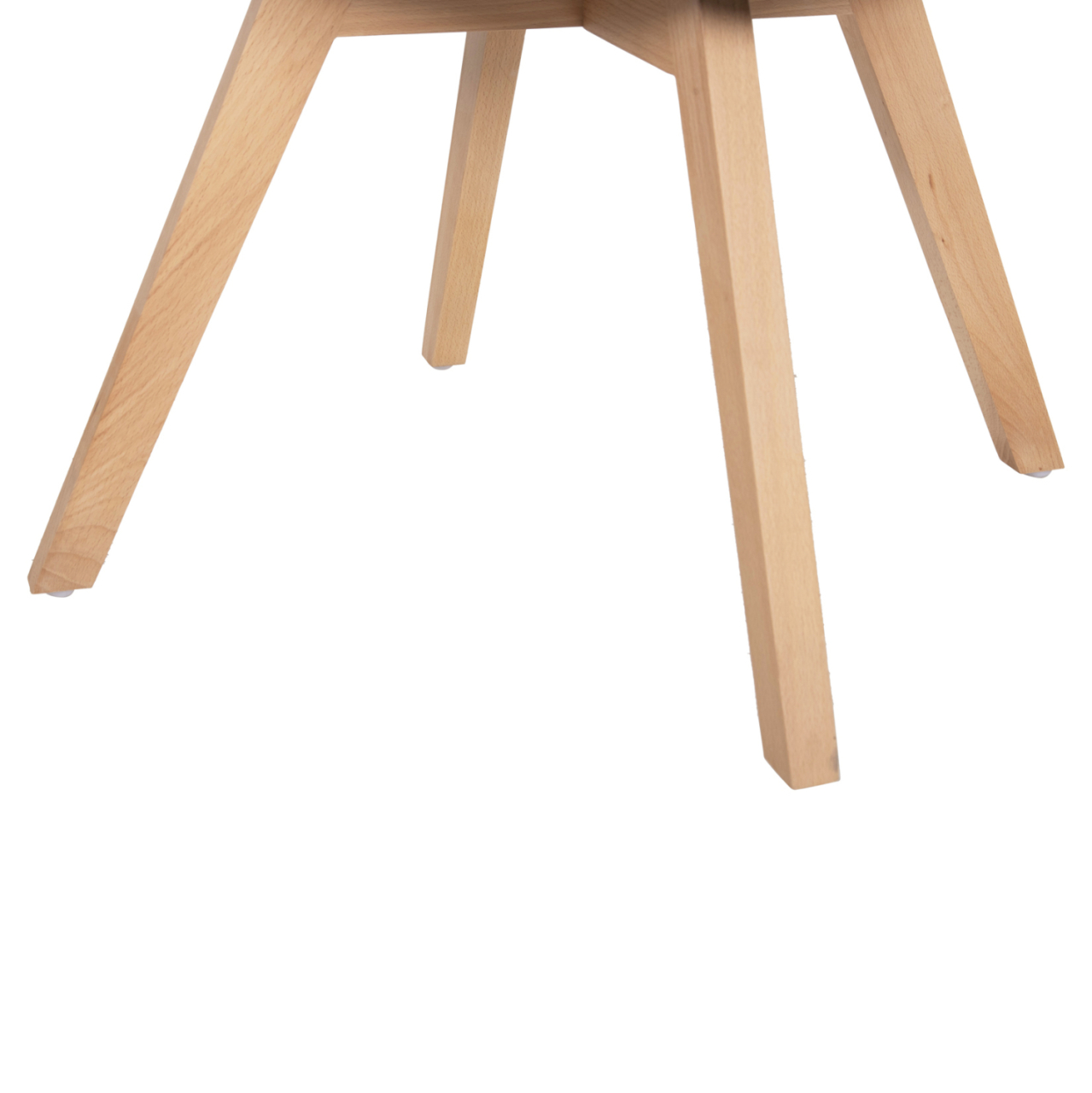 DINING ARMCHAIR REX HM9847.04 BEIGE-GREY FABRIC-BEECH WOOD LEGS 53x60x93Hcm. [10]