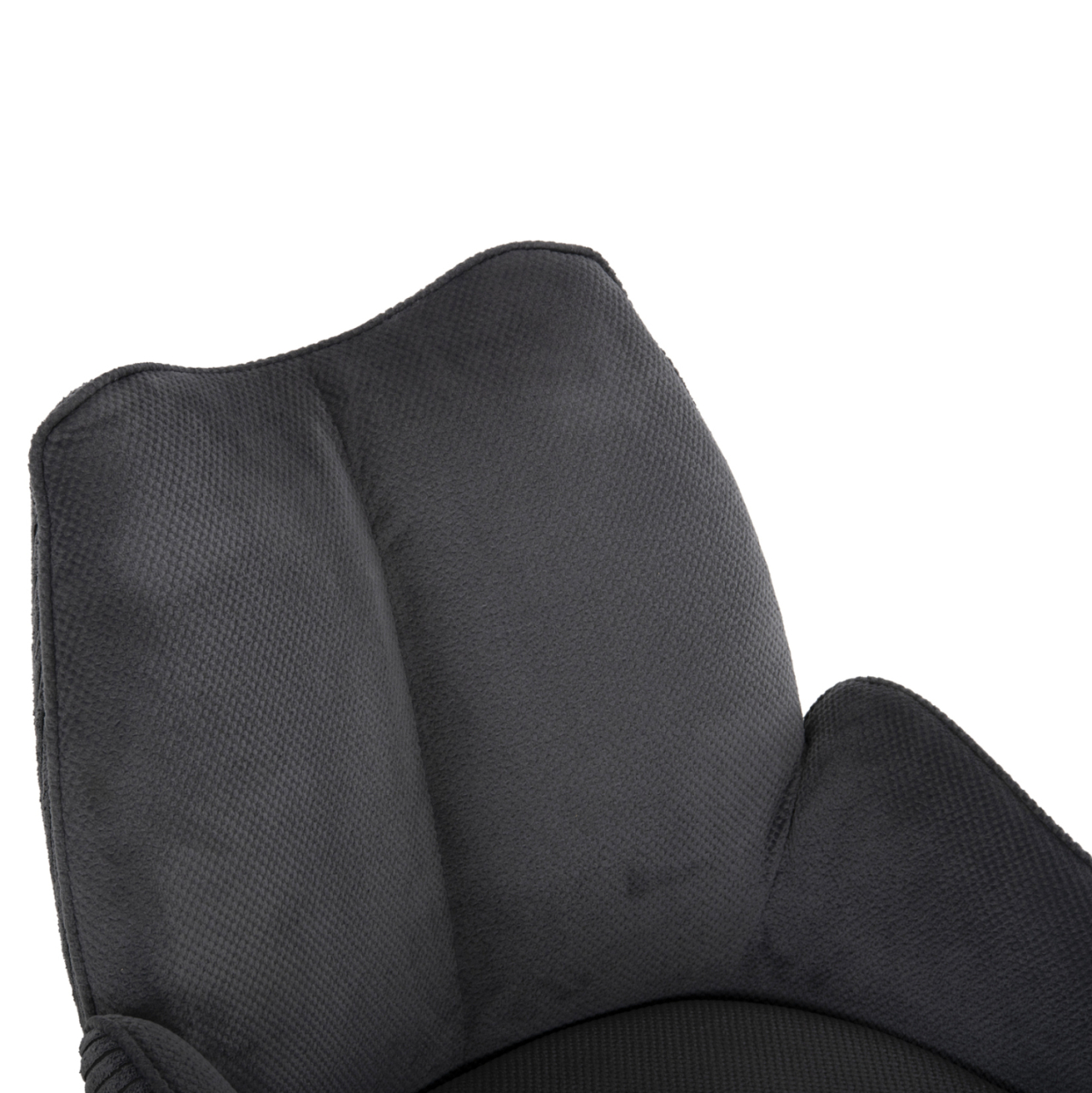 DINING ARMCHAIR SHAI HM9844.03 GREY FABRIC-BLACK METAL BASE 61x63x93Hcm. [7]