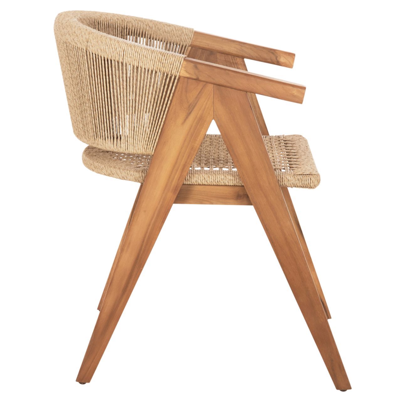 DINING CHAIR BRANN HM18238 TEAK WOOD IN NATURAL-SYNTHETIC ROPE 60x67x76Hcm. [4]