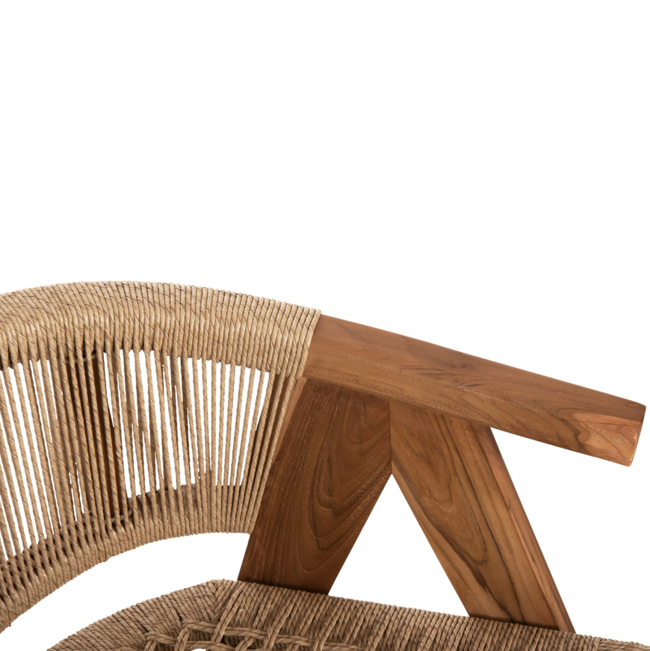 DINING CHAIR BRANN HM18238 TEAK WOOD IN NATURAL-SYNTHETIC ROPE 60x67x76Hcm. [8]
