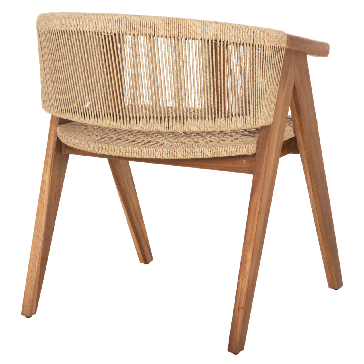 DINING CHAIR BRANN HM18238 TEAK WOOD IN NATURAL-SYNTHETIC ROPE 60x67x76Hcm. [5]