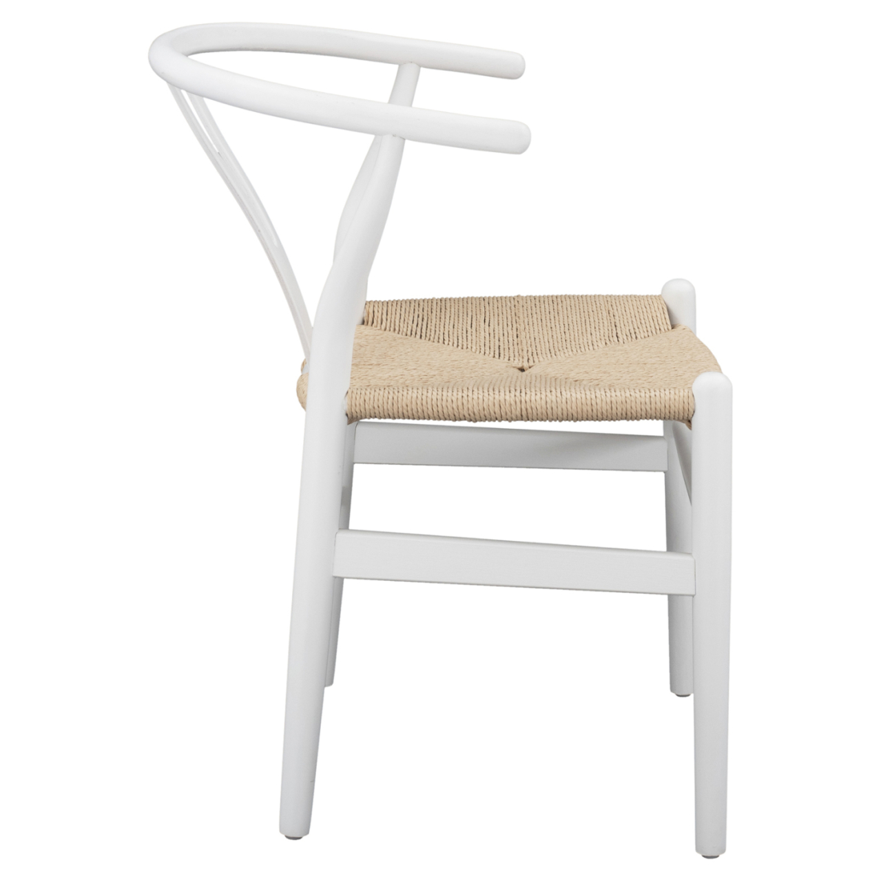 DINING CHAIR BRAVE HM8695.04 BEECH WOOD IN WHITE-ROPE BEIGE 54x57x74Hcm [4]
