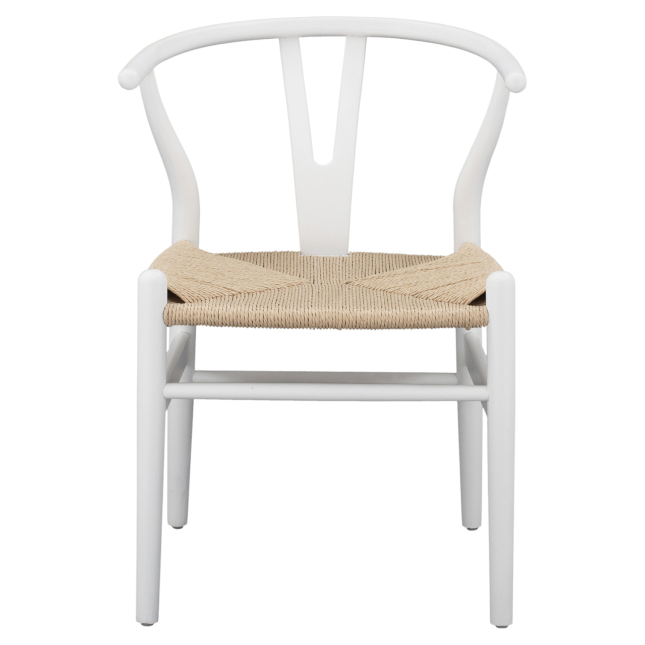 DINING CHAIR BRAVE HM8695.04 BEECH WOOD IN WHITE-ROPE BEIGE 54x57x74Hcm [3]
