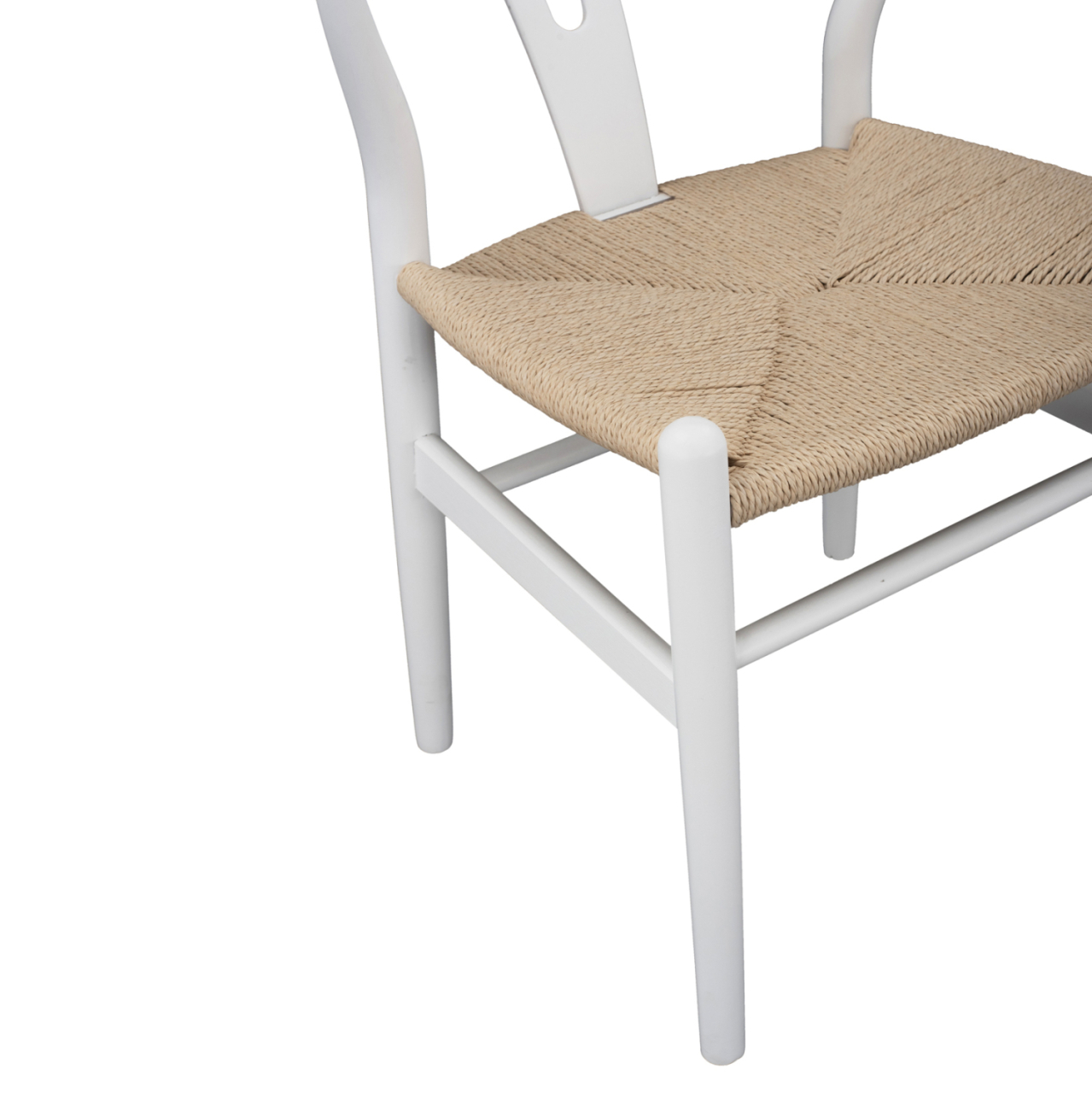 DINING CHAIR BRAVE HM8695.04 BEECH WOOD IN WHITE-ROPE BEIGE 54x57x74Hcm [10]