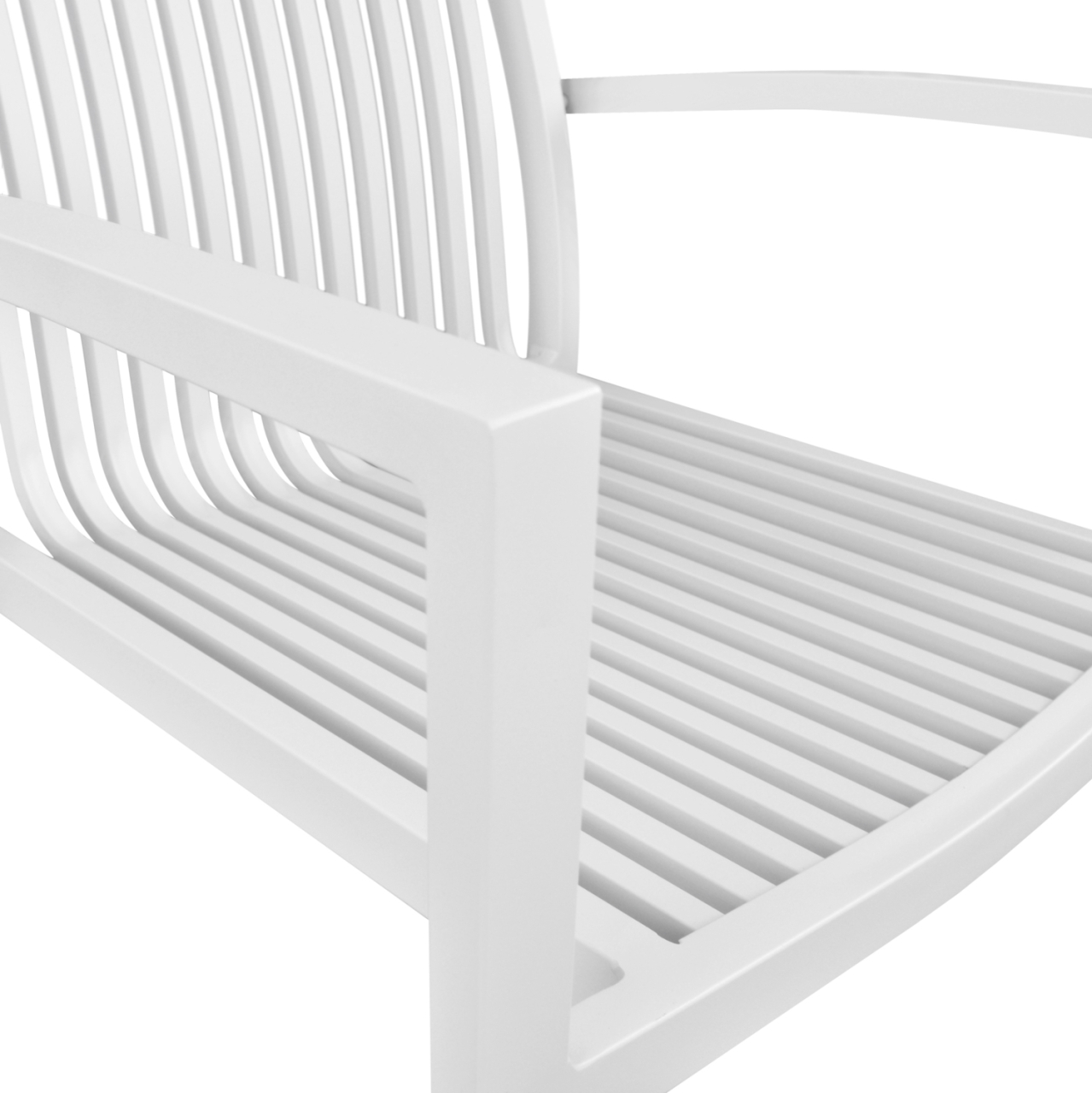 DINING CHAIR BRONCA HM5130.01 WHITE ALUMINUM 54,2x59x83,5Hcm. [7]