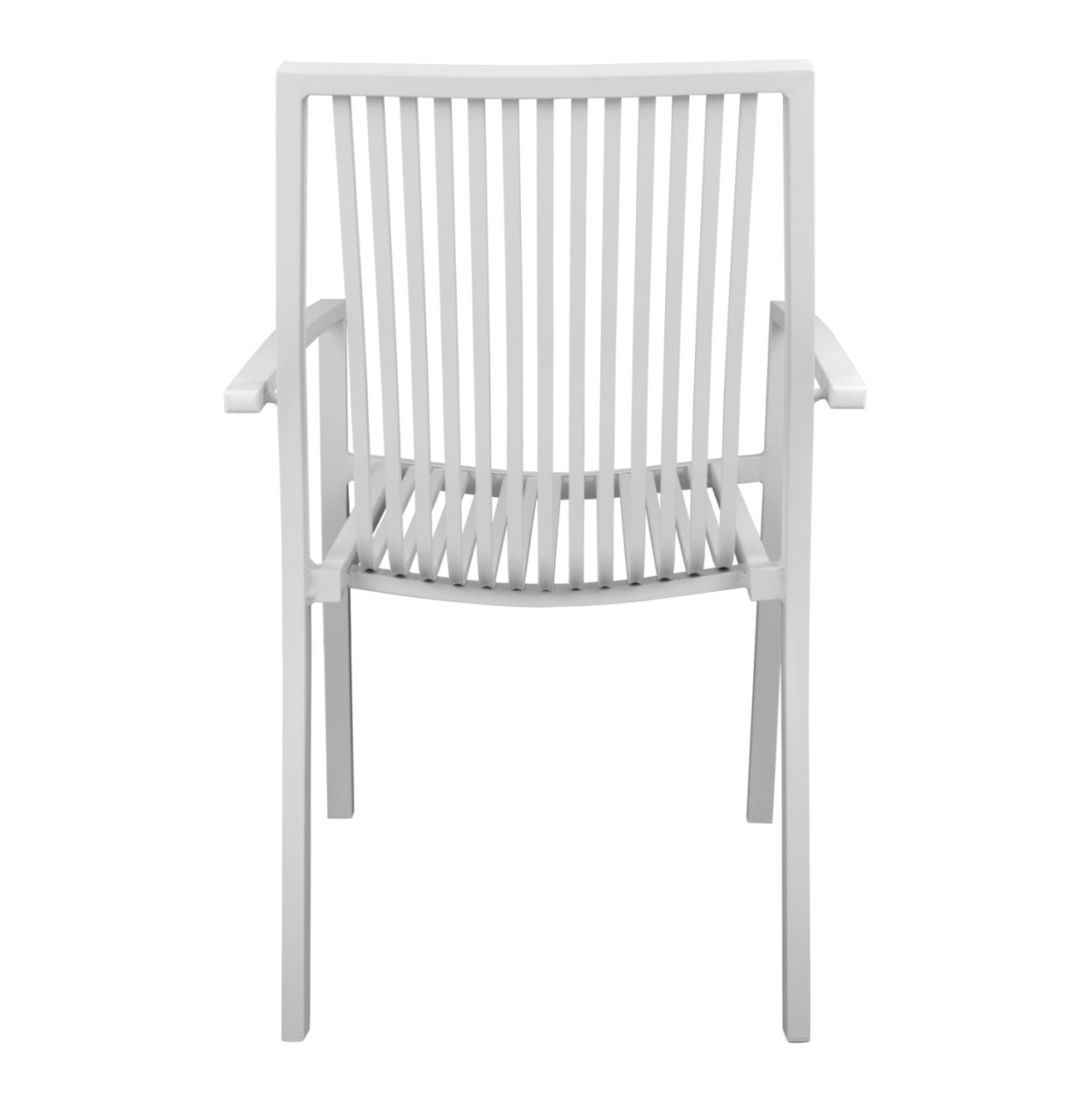 DINING CHAIR BRONCA HM5130.01 WHITE ALUMINUM 54,2x59x83,5Hcm. [6]