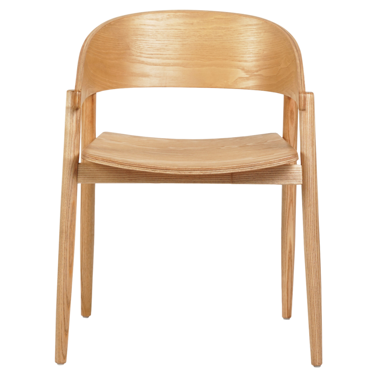 DINING CHAIR CANOP HM9950.01 ASHWOOD IN LIGHT OAK COLOR 56,5x61x74Hcm. [3]
