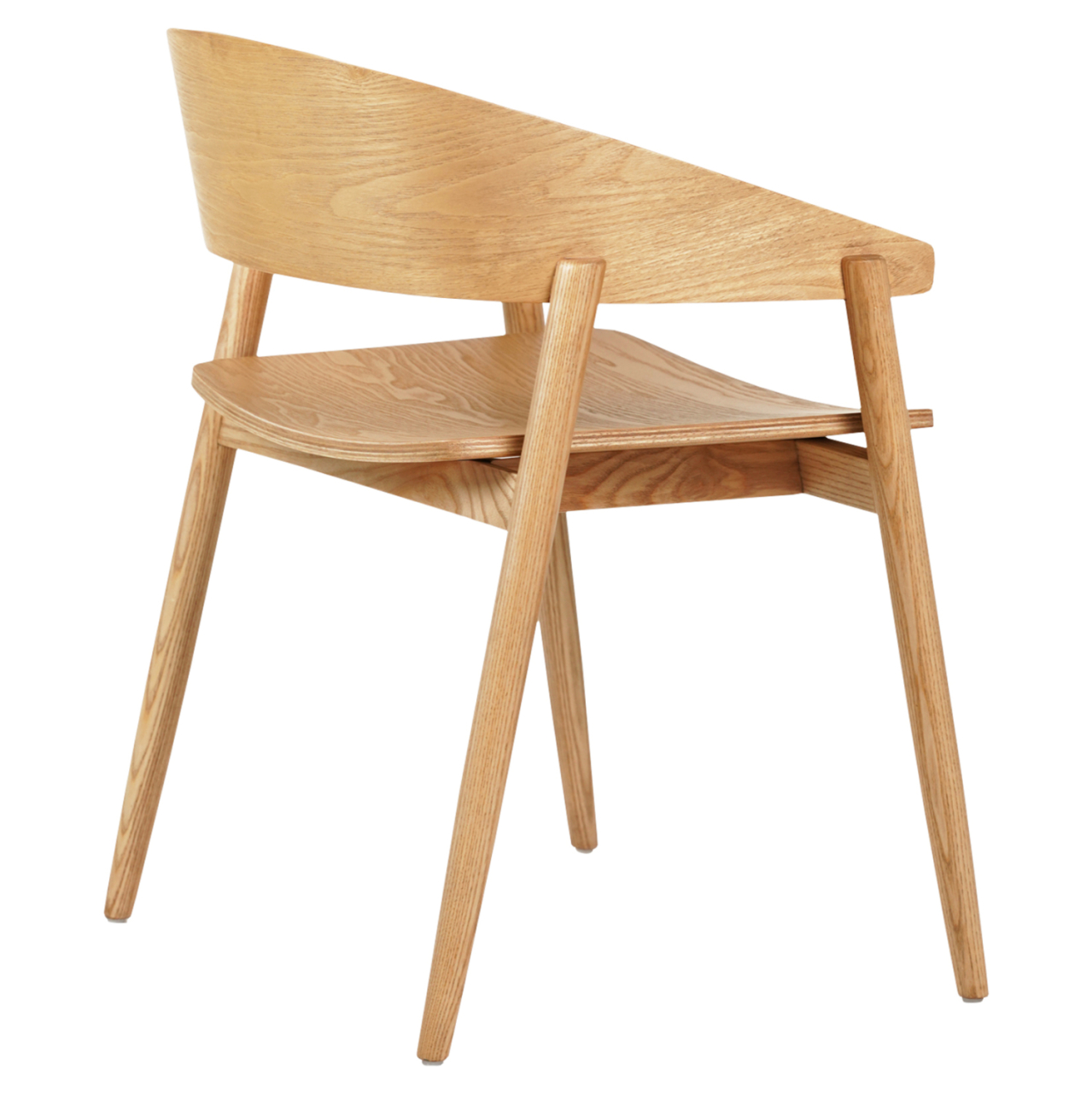 DINING CHAIR CANOP HM9950.01 ASHWOOD IN LIGHT OAK COLOR 56,5x61x74Hcm. [4]