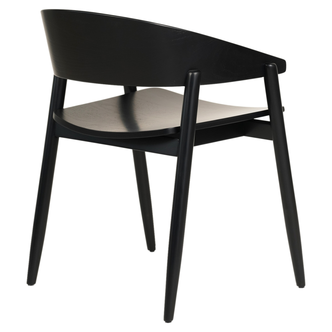 DINING CHAIR CANOP HM9950.02 ASHWOOD IN BLACK COLOR 56,5x61x74Hcm. [4]