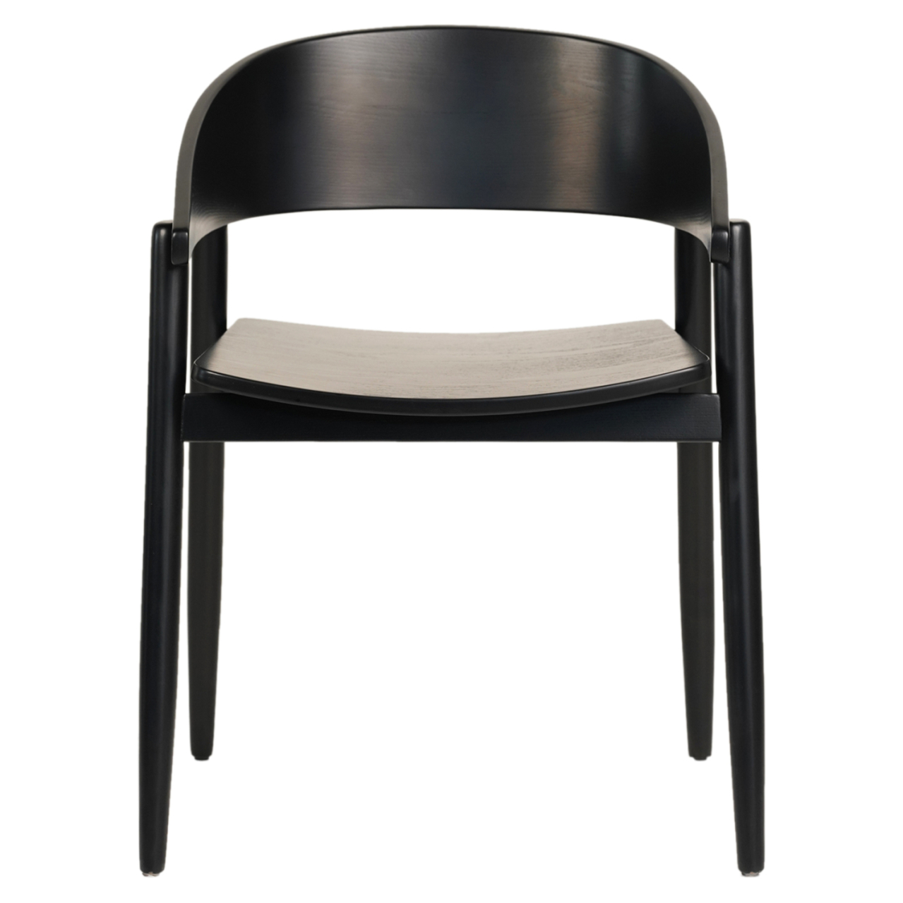 DINING CHAIR CANOP HM9950.02 ASHWOOD IN BLACK COLOR 56,5x61x74Hcm. [3]