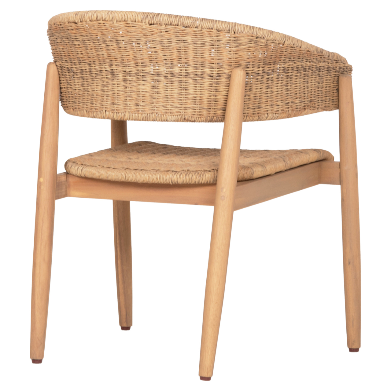 DINING CHAIR CORT HM6447 ACACIA WOOD and ROPE IN NATURAL COLORS 62x54x74Hcm. [5]