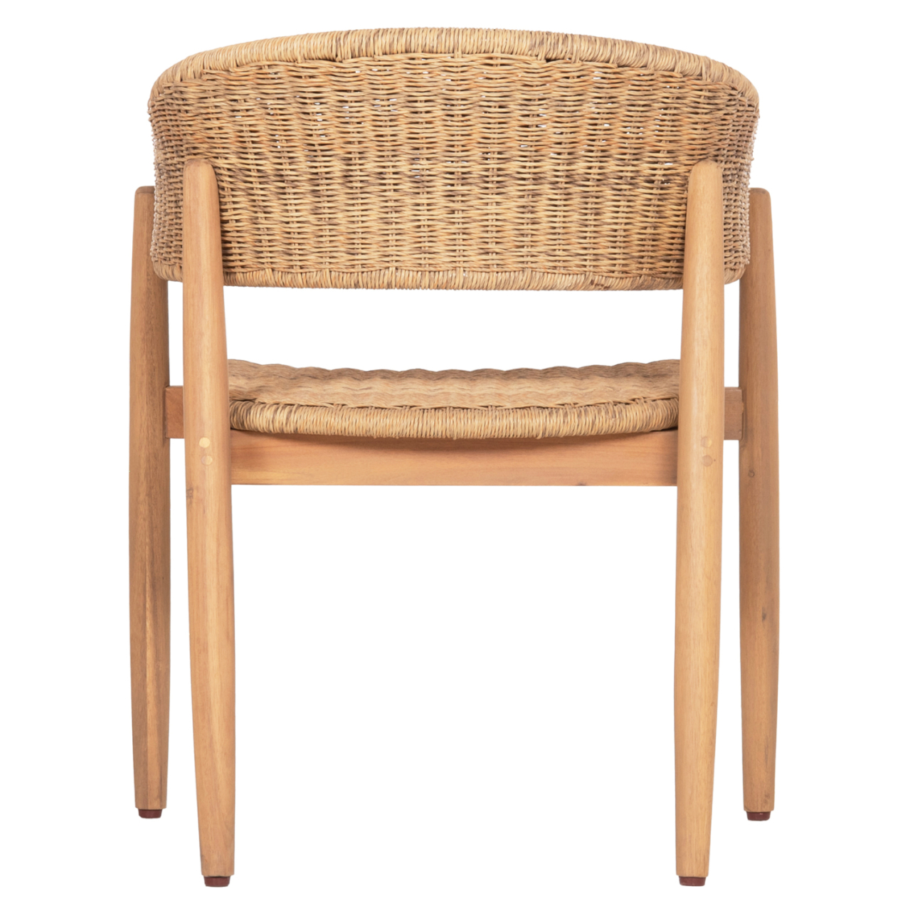 DINING CHAIR CORT HM6447 ACACIA WOOD and ROPE IN NATURAL COLORS 62x54x74Hcm. [6]