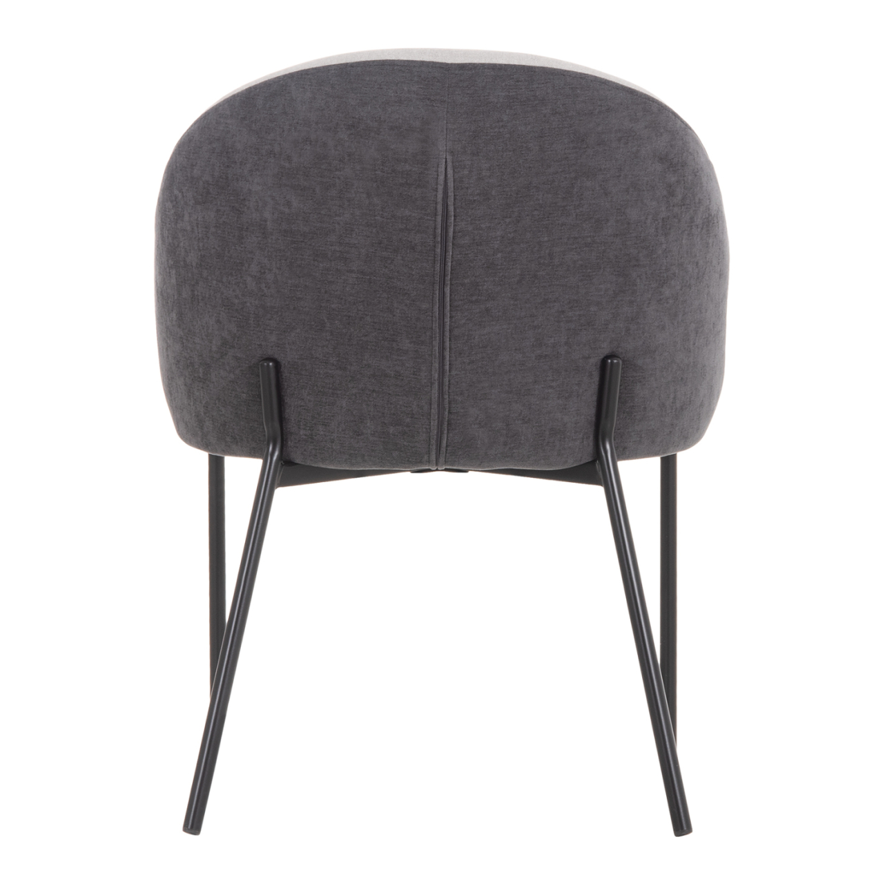 DINING CHAIR DETTON HM18426.01 GREY FABRIC-METAL BLACK LEGS 58x56x76Hcm. [7]