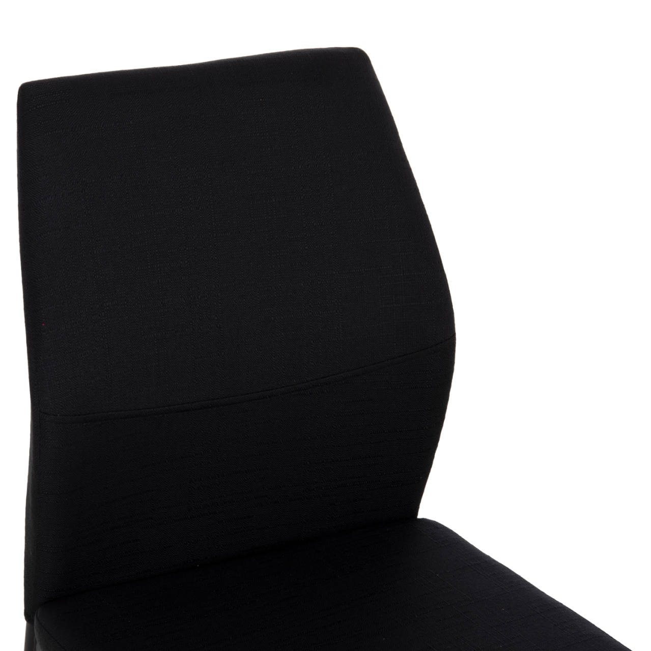 DINING CHAIR DIAZ HM18346.02 BLACK FABRIC and METAL LEGS 43x52x87Hcm. [7]