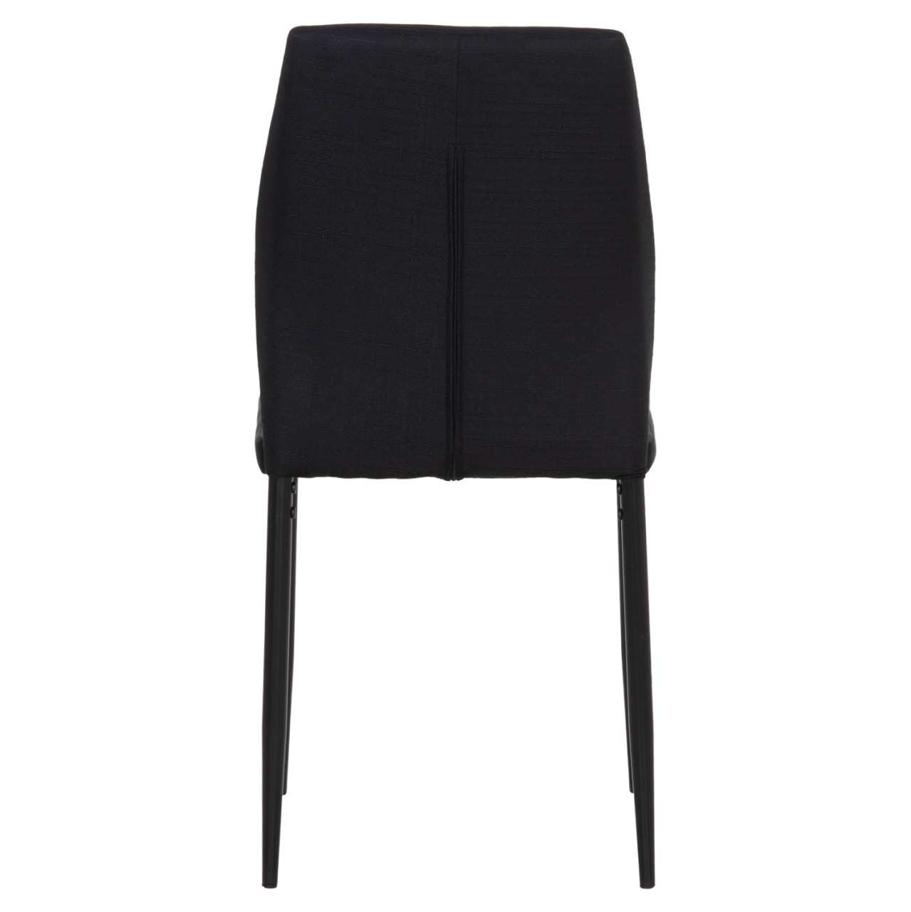 DINING CHAIR DIAZ HM18346.02 BLACK FABRIC and METAL LEGS 43x52x87Hcm. [6]