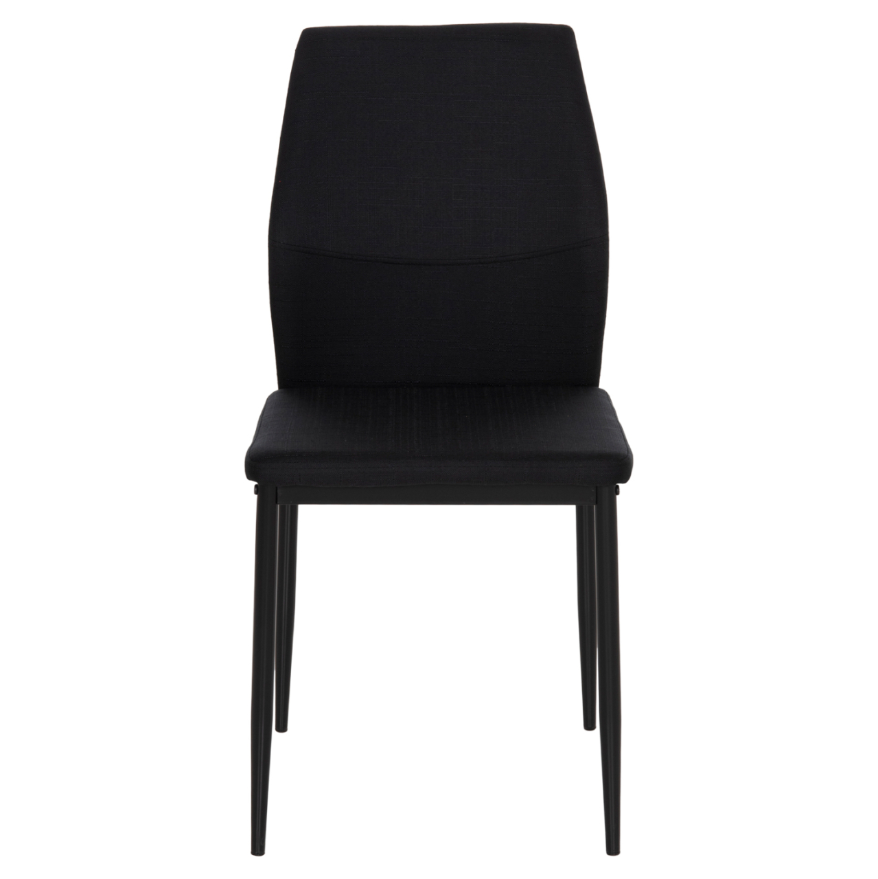 DINING CHAIR DIAZ HM18346.02 BLACK FABRIC and METAL LEGS 43x52x87Hcm. [3]
