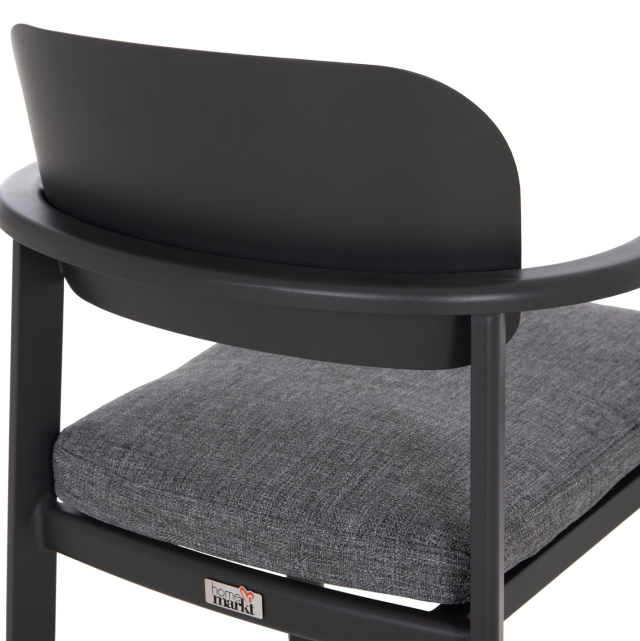 DINING CHAIR ELARA HM6414.01 GREY ALUMINUM-OLEFIN FABRIC--TEAK WOOD 56x62x78Hcm. [9]